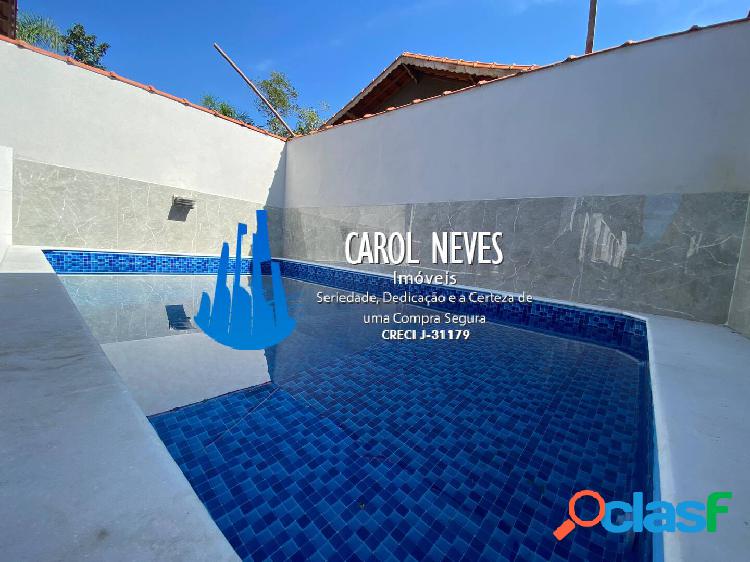 CASA NOVA 3 DORMITORIOS 1 SUITE PISCINA LADO PRAIA