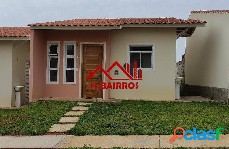 Casa 02 dormitórios para ALUGAR - Residencial Éden Village