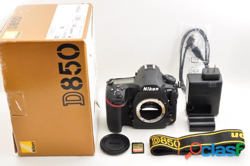 Câmera DSLR Nikon D850/Câmera sem espelho Sony a7R V