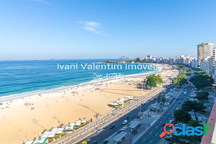 Copacabana Av. Atlântica - Cobertura para venda Frontal mar