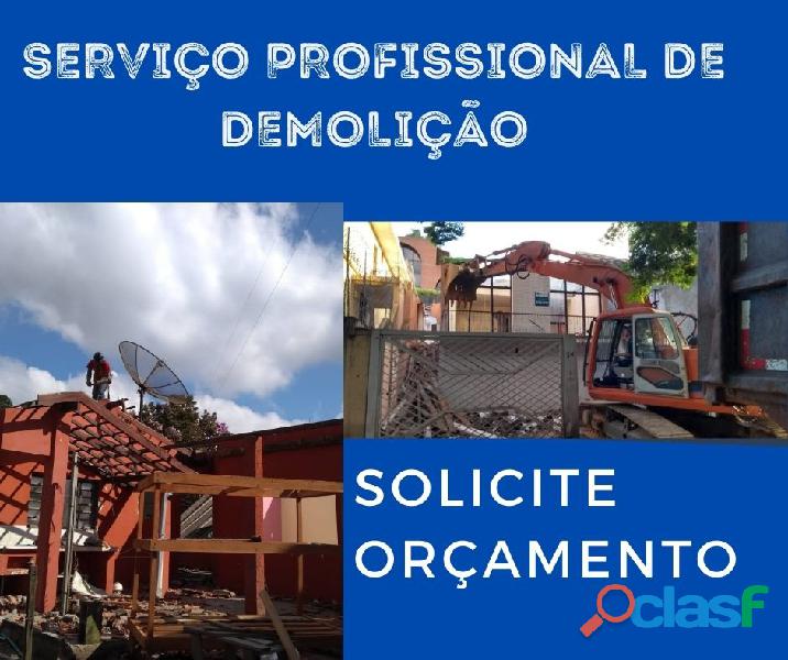 Demolição de Estruturas Grandes e Pequenas