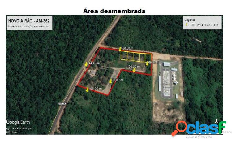 Invista em Novo Airão: Terreno com Excelente Localização