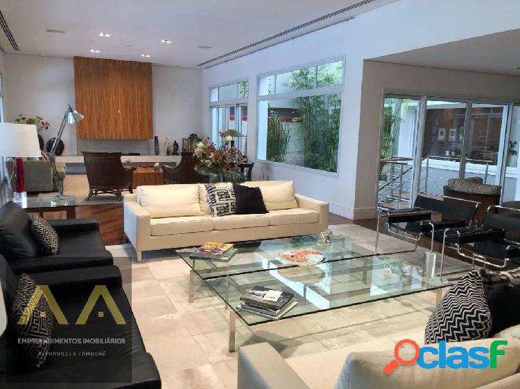 OPORTUNIDADE ALPHAVILLE 2, CASA TÉRREA, 5 SUÍTES, 1.800M2
