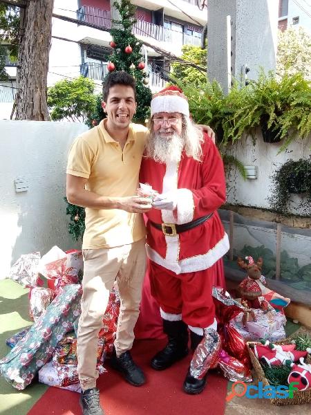 papai noel para eventos corporativos atendo a capital