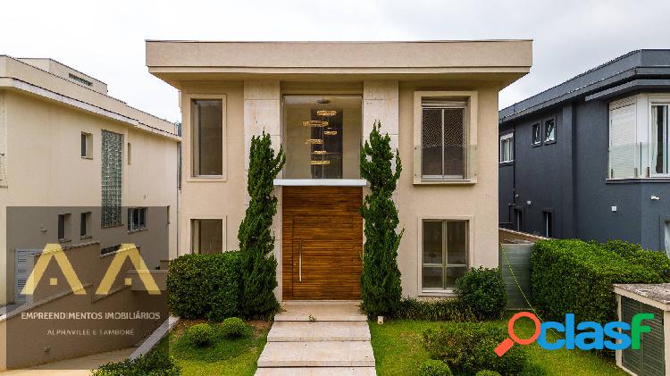 EXCELENTE CASA ALPHAVILLE, RECÉM CONSTRUIDA, 4 SUÍTES,