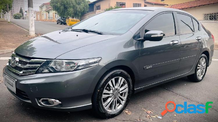 HONDA CITY SEDAN EX 1.5 FLEX 16V 4P AUT. CINZA 2013 1.5 FLEX