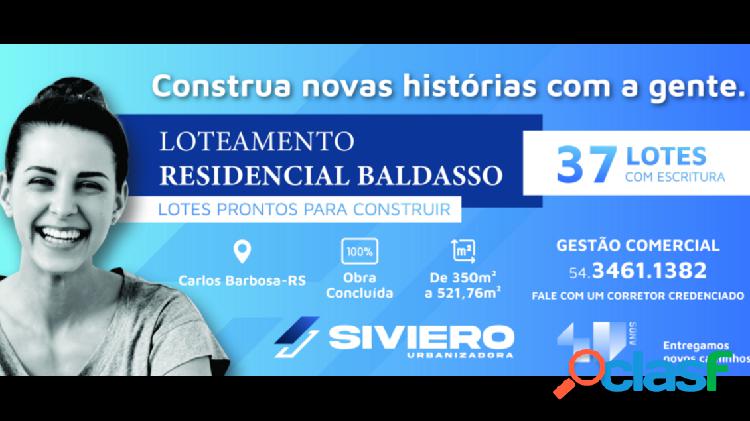 Lote, 350,36m², à venda em Carlos Barbosa, Aparecida