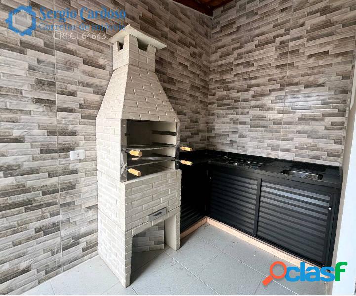 SOBRADO EM CONDOMINIO COM PISCINA E CHURRASQUEIRA! 2 SUITES