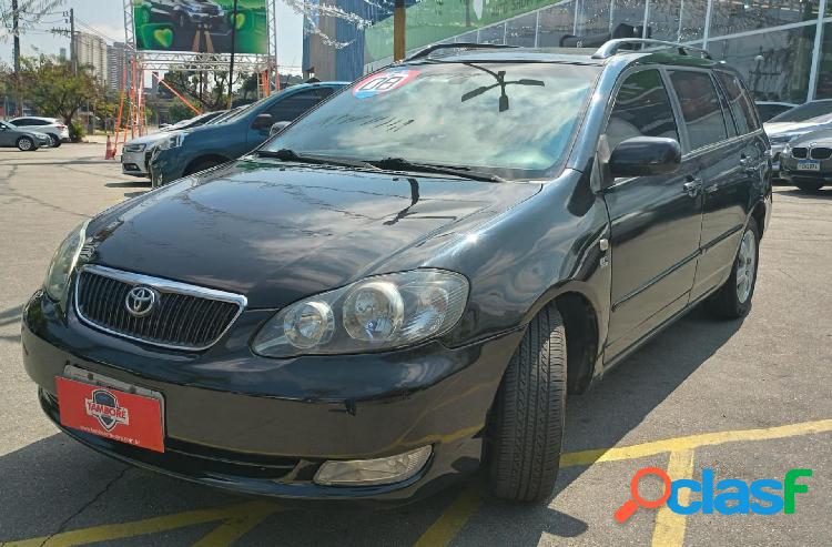 TOYOTA COROLLA FIELDER SW SE-G 1.8 FLEX 16V AUT PRETO 2008