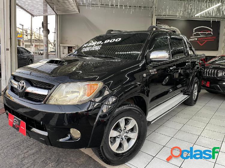 TOYOTA HILUX CD SRV D4-D 4X2 3.0 163CV TDI DIES PRETO 2008