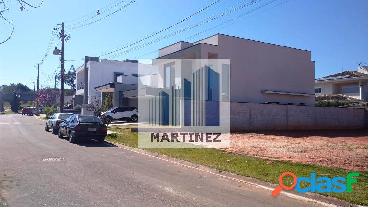 Terreno 395m², totalmente plano, Condomínio Itatiba