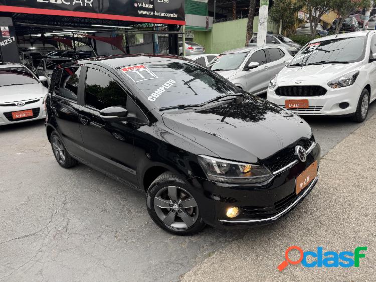 VOLKSWAGEN FOX RUN 1.6 FLEX 8V 5P PRETO 2017 1.6 FLEX